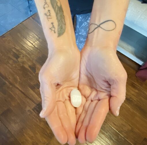 Soothing Selenite Pocket Stone