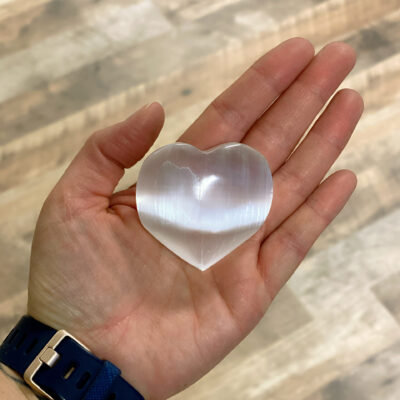 Selenite Heart