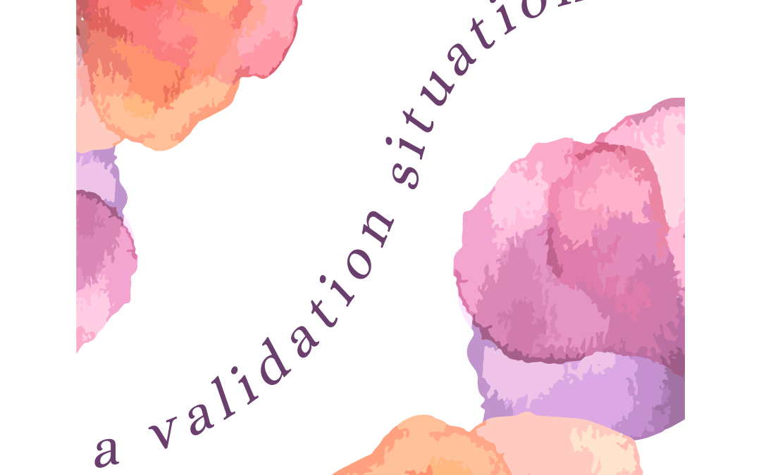 A Validation Situation…